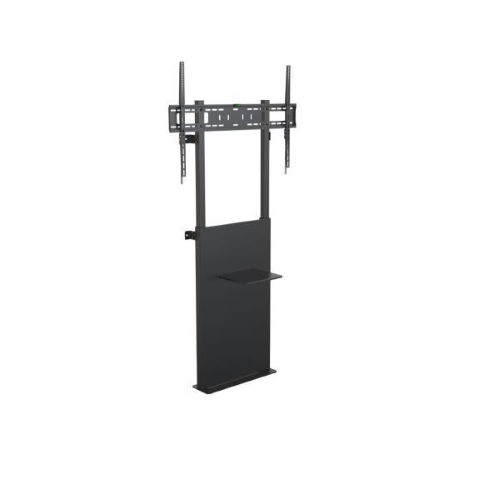 Helgi - Supporto - per display LCD - acciaio - nero ardesia - dimensione schermo: up to 86" - installabile a parete, supporto a pavimento